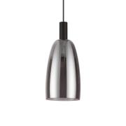 Ideal Lux Coco hængelampe, sort-røggrå Ø 14cm