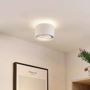 Arcchio loftlampe Walisa, Ø 15 cm, rund, hvid, sæt med 3 stk