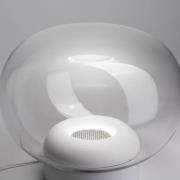 Stilnovo La Mariée LED-bordlampe, transparent/hvid