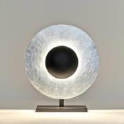 Satellite bordlampe, højde 52 cm, sølv/sort