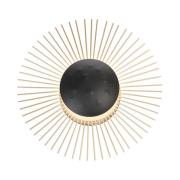 LED-væglampe Varras indirekte Ø30cm sort/guld