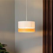 Euluna Levo hængelampe, Ø 40 cm, ask/ecru