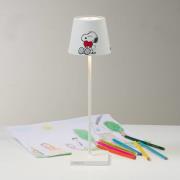 Zafferano Poldina Heart LED-bordlampe batteri IP65