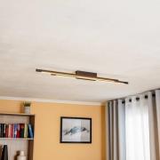 Quitani Talon LED-loftlampe 2 lyskilder sort anodiseret
