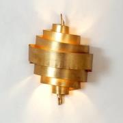 Effektiv væglampe BANDEROLE i guld