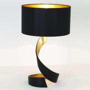 Vortice bordlampe, sort-guld