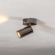 Loftspot, sort-krom, 1 lyskilde