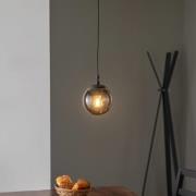 Efe 2155 hængelampe, skærm af røget glas, Ø15cm