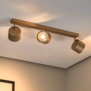 Loftspot Chloe justerbar med 3 lyskilder, guld