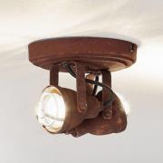 Loftlampe Bente rust rund 2 lyskilder