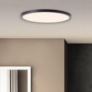 LED-loftlampe Tuco, dæmpbar, sort, Ø 30 cm