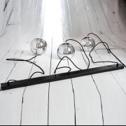FRANDSEN Ball Track hængelampe 3fl krom blank