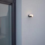 Cyra udendørs LED-væglampe, 1 lyskilde, mat sort