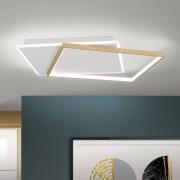 Emanuel LED-loftlampe, hvid/guld