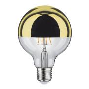 LED-lampe E27 827 6,5W hovedspejl guld