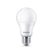 Philips E27 LED-pære A60 8 W 2.700 K mat, 4 stk.