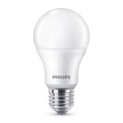 Philips E27 LED-pære A60 8W 2.700K mat, 6 stk.