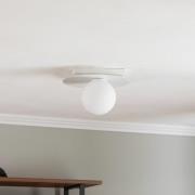 Loftlampe Firn, rund, 1 lyskilde, hvid