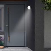 Udendørs LED-væglampe Dortmund Ø17cm sort