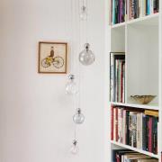 EBB & FLOW Uva M Hængende kugle sølv klar mini check