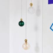 EBB & FLOW Uva L Hængende kugle guld klar mini check