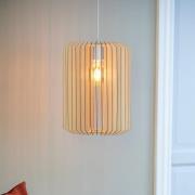 Asti 30 hængelampe af trælameller, højde 40 cm