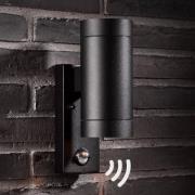 Tin Maxi Double Sensor udendørs væglampe, sort