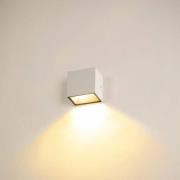 SLV Sitra Single LED udendørs væglampe ned, hvid