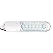 LED-bordlampe Atlantic m. Klemmefod hvid