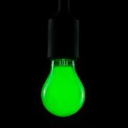 LED-pære, grøn, E27, 2 W, dæmpbar