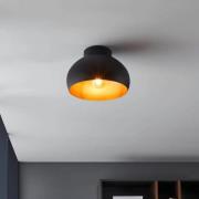 EGLO Mogano 2 loftlampe, Ø28cm, sort/kobber