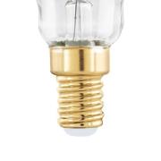 LED-lampe E14 4W P45 2.000K Filament røgfarvet dæmpbar