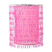 Hængelampe 6008419 med dekorative sten, pink