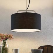 Lindby Jevanna hængelampe, 1 lyskilde, sort