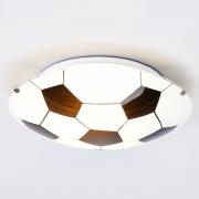 Sort-hvid loftlampe "Fodbold"