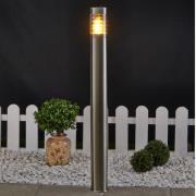 Lindby vejlampe Enja, 100 cm, stål, IP44, E27