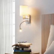 Lindby væglampe Shajan, sæt af 2, 29cm, E27, LED-læselampe