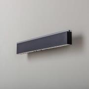 Lucande Henner LED-væglampe, sort, 60 cm