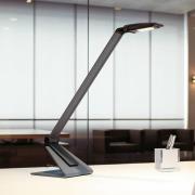 LED-skrivebordslampe MAULsolaris, antracit, højde 64 cm