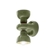 Berimbau væglampe, salviegrøn, 2-lys