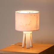 Bordlampe til børn Mathilde, trebenet stel