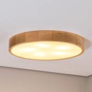 Cleo loftlampe, Ø 57,5 cm, 5 lyskilder, fyrretræ, E27