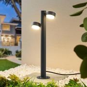 Lucande Kynlee LED-sokkellampe, 2 lk, 50 cm