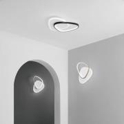 LED-væglampe Ovest, sort, længde 45 cm, aluminium, CCT