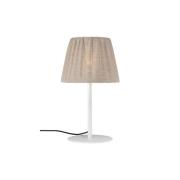 PR Home udendørs bordlampe Agnar, hvid/brun, 57 cm