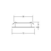 BRUMBERG LED-indbygningsdownlight BB17, tænd/sluk, hvid