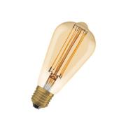 OSRAM LED Vintage 1906 Edison, guld, E27, 5,8 W, 822, dim.