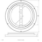 EVN ALR LED-panel hvid 15W Ø30cm 3,000K
