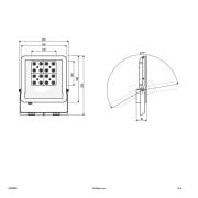 EVN Panthera udendørs LED-spot IP65 50 W 4.000 K