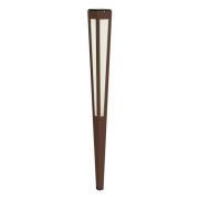 LED-solcellefakkel Tinka med sensor, 120 cm corten